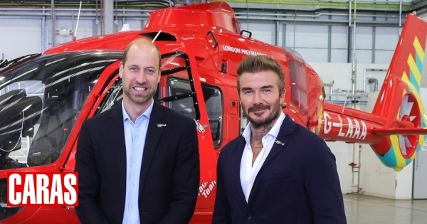 Príncipe William e David Beckham oferecem helicópteros aos bombeiros