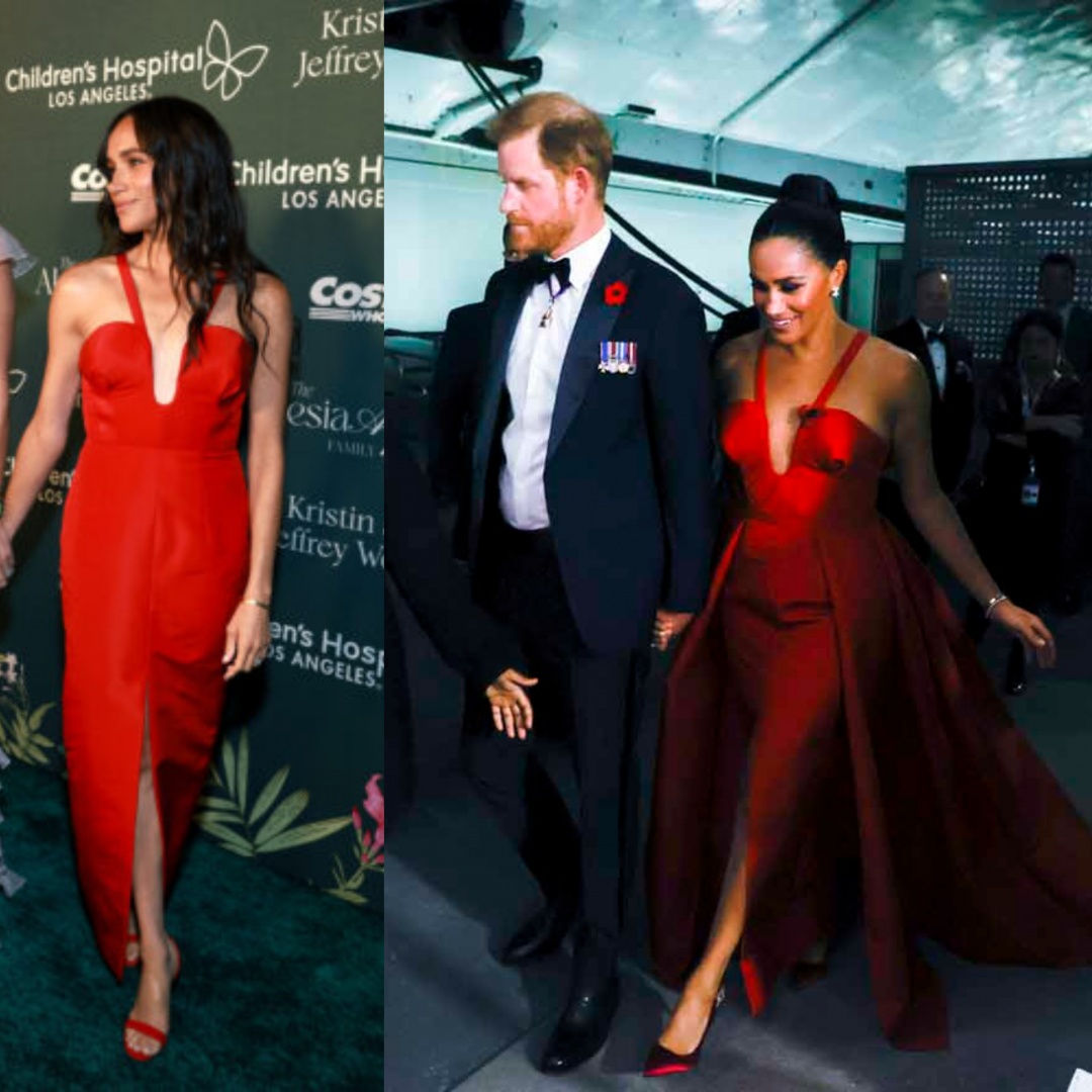 Meghan recicla vestido de Carolina Herrera e revela o seu lado mais sensual