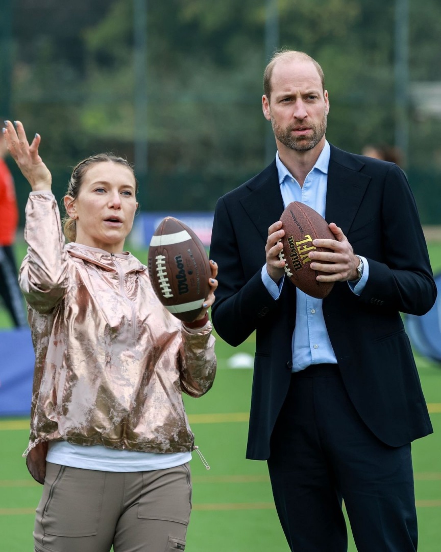 William mostra o seu lado mais divertido e desportista numa ação com crianças e adolescentes