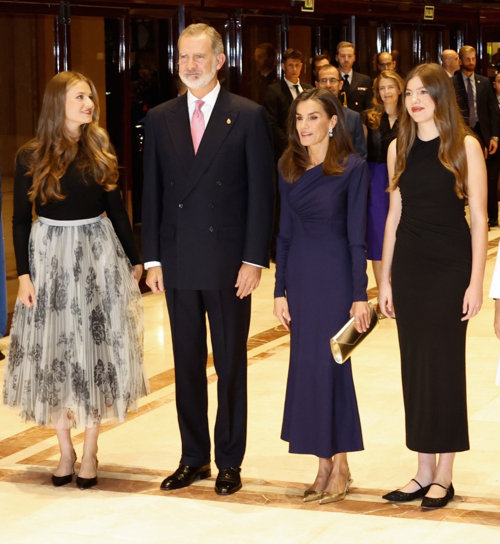 As escolhas de Letizia, Leonor e Sofia para assistir tradicional concerto do Prémio Princesa das Astúrias