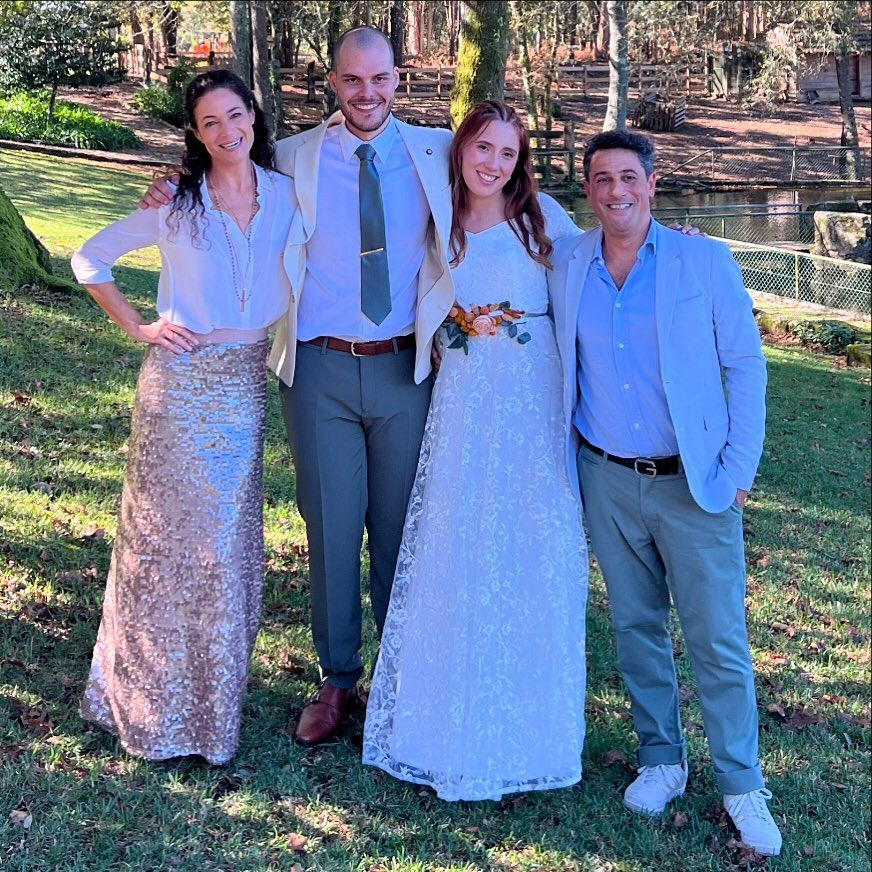 Paula Neves feliz pelo casamento de Beatriz, a irmã mais nova