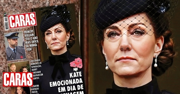 Na CARAS desta semana: Kate emocionada em dia de homenagem