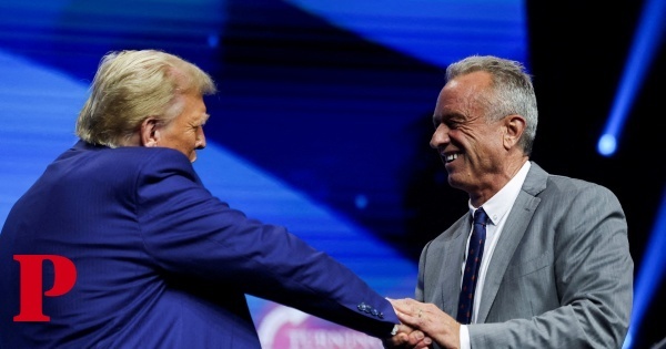 Trump quer Robert F. Kennedy Jr. para secretário da Saúde