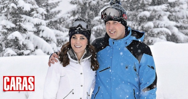 William e Kate: miniférias na neve com os filhos