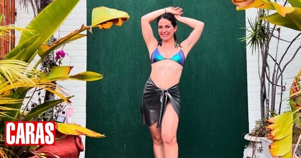 De férias no Brasil, Gabriela Barros anuncia gravidez