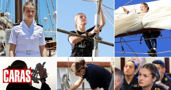 Princesa Leonor chega finalmente a terra e mostra dia-a-dia a bordo de navio-escola