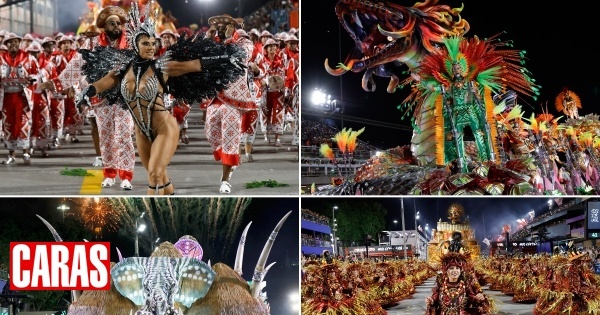 Diversão e alegria no Sambódromo do Rio de Janeiro