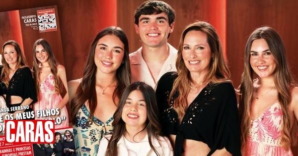 Na CARAS desta semana, Fernanda Serrano: “Quero que os meus filhos me vejam como um  exemplo”