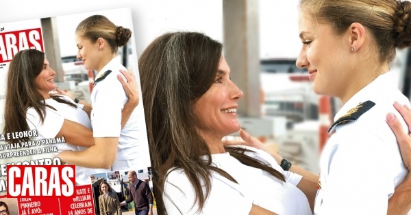 Na CARAS desta semana, Letizia e Leonor protagonizam reencontro emocionante no Panamá