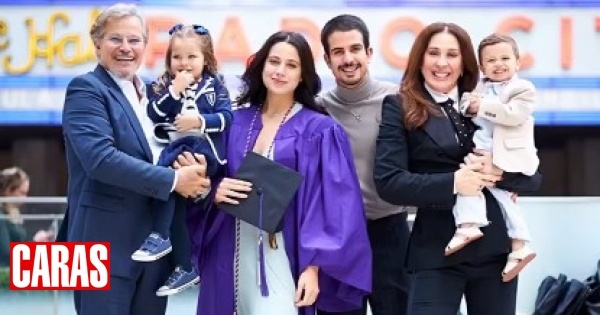 Cláudia Raia e Edson Celulari juntos na graduação da filha, nos Estados Unidos