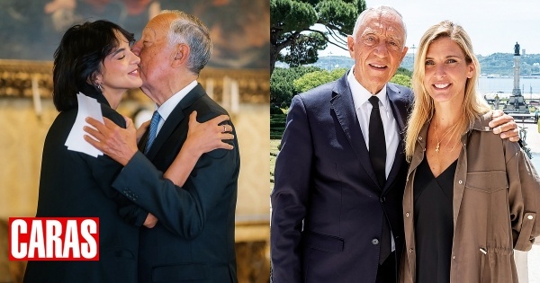 Marcelo Rebelo de Sousa: Presidente da República com atrizes no Palácio de Belém