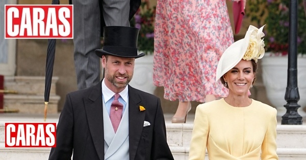Kate e William foram os anfitriões de uma festa nos jardins do Palácio
