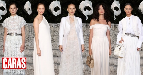 Celebridades na apresentação da coleção Cruise 2026 da Dior