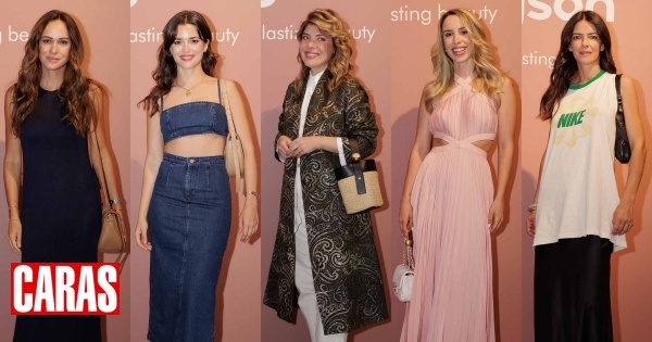 Caras conhecidas reunidas em evento