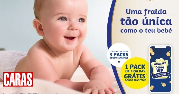 Fraldas grátis? É possível, e, com a Dodot, mais fácil do que se imagina